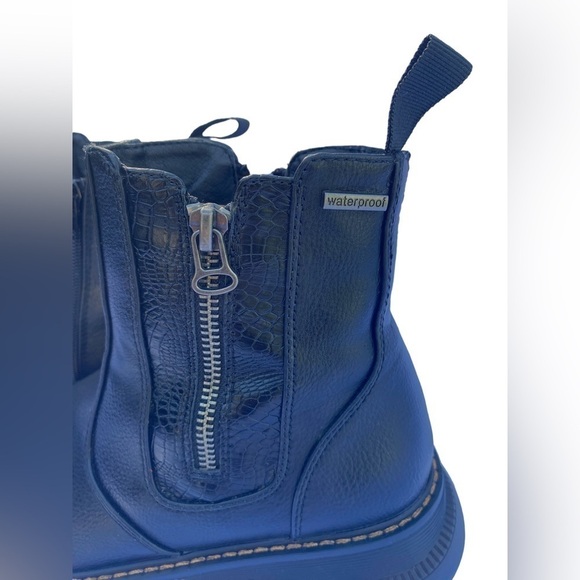 Josef Seibel Leather Ankle Boots Black Women 36 (5 1/2 US) - Picture 9 of 14